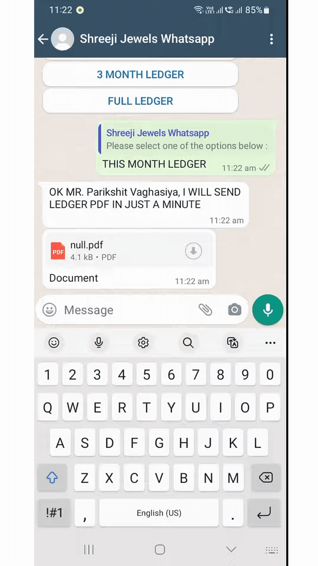 App demonstration